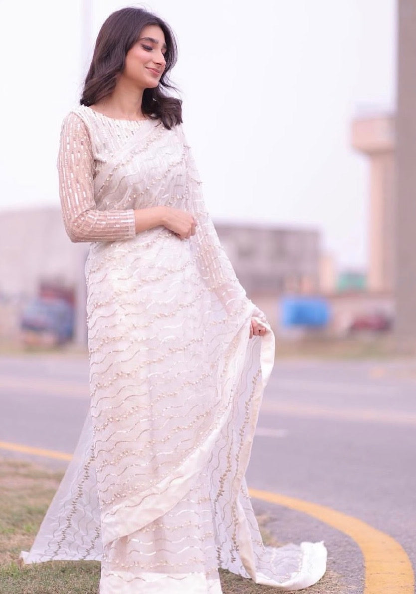 White Saree